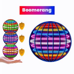 Bola voadora boomerang mágica com LED
