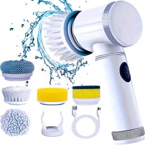 Escova elétrica de limpeza profunda 5 em 1