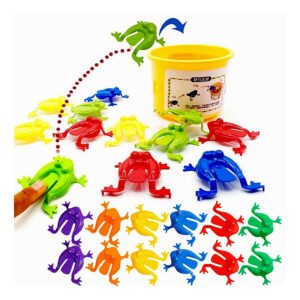 Sapo saltador jogo para família acerte o alvo